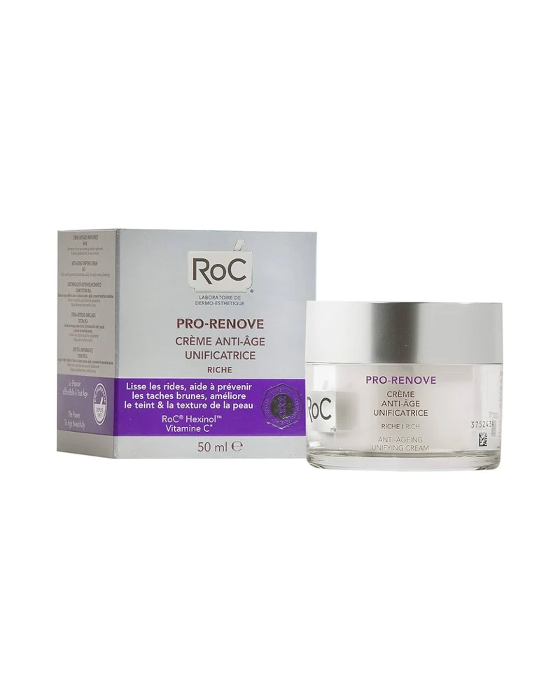 ROC Pro Renove - Crema Anti Edad, Unificante, Textura Rica, 50 ml