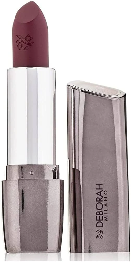 Deborah Milano Red Long Lasting Lipstick – Pintalabios larga duración con aroma frutal
