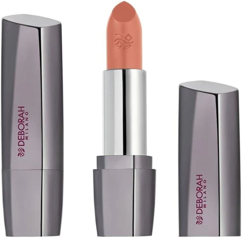 Deborah Milano Red Long Lasting Lipstick – Pintalabios larga duración con aroma frutal