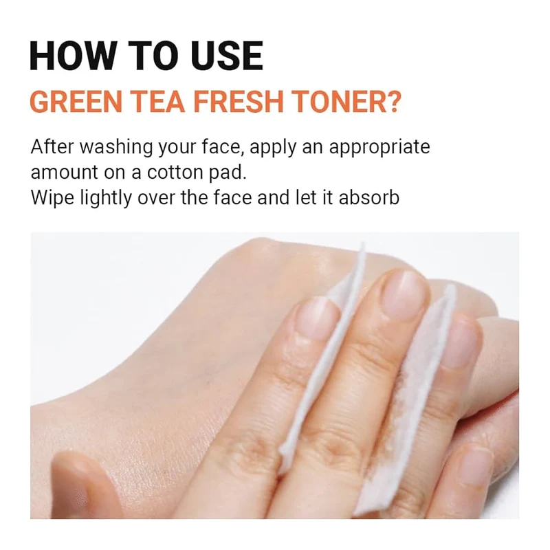 ISNTREE Green Tea Fresh Toner – Tónico facial equilibrante con 80 % de té verde de Jeju 200ml