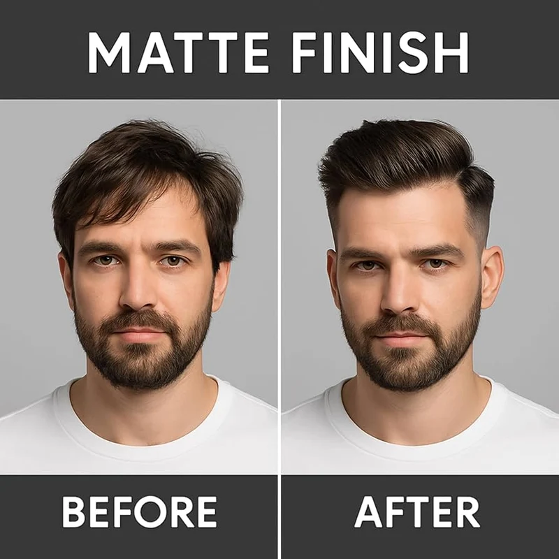 Morfose Ossion Premium Barber Line – Hair Styling Wax Matte Hold (150 ml) | Fijación fuerte y acabado mate profesional
