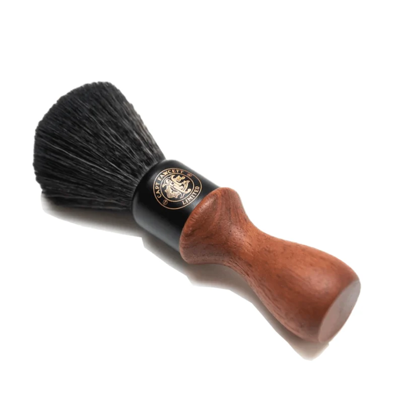 Captain Fawcett Wood Handle Faux Fur Shave Brush 人造纖維（仿獾毛）剃鬚刷