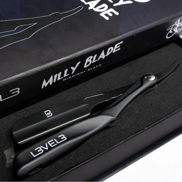 L3VEL3 Milly Clutch Razor 修容噴射剃刀 高質感霧黑/霧粉 ( 附贈日本羽毛噴射刀片一盒 )
