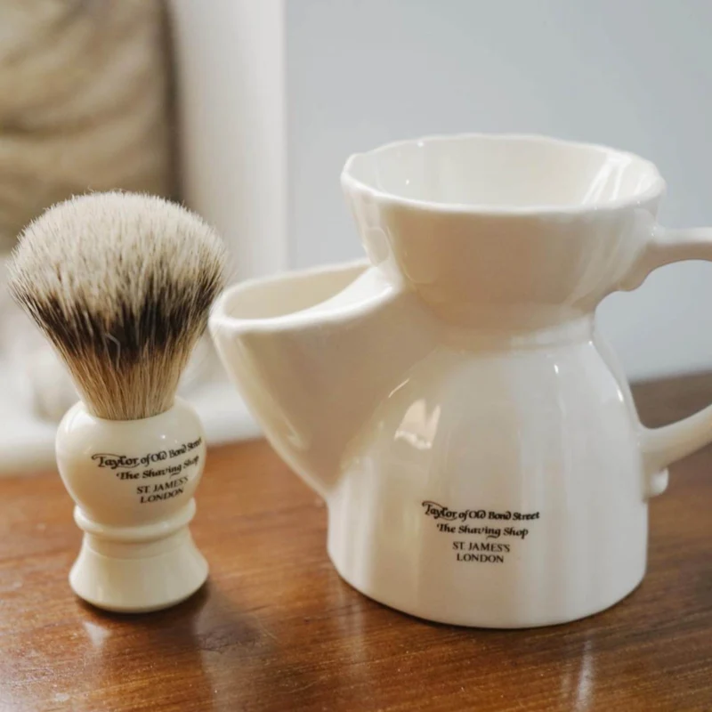 Taylor of Old Bond Street Contemporary Super Badger Shaving Brush (10cm) 仿象牙超級獾毛刷