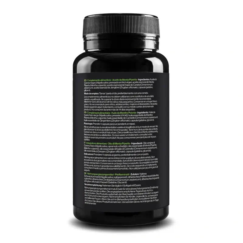 Zenement Aceite De Menta Piperita, 120 cápsulas blandas