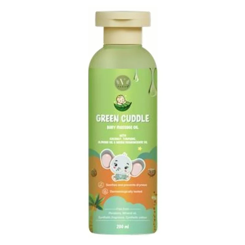 Vanan Green cuddle baby massageolie 200 ml