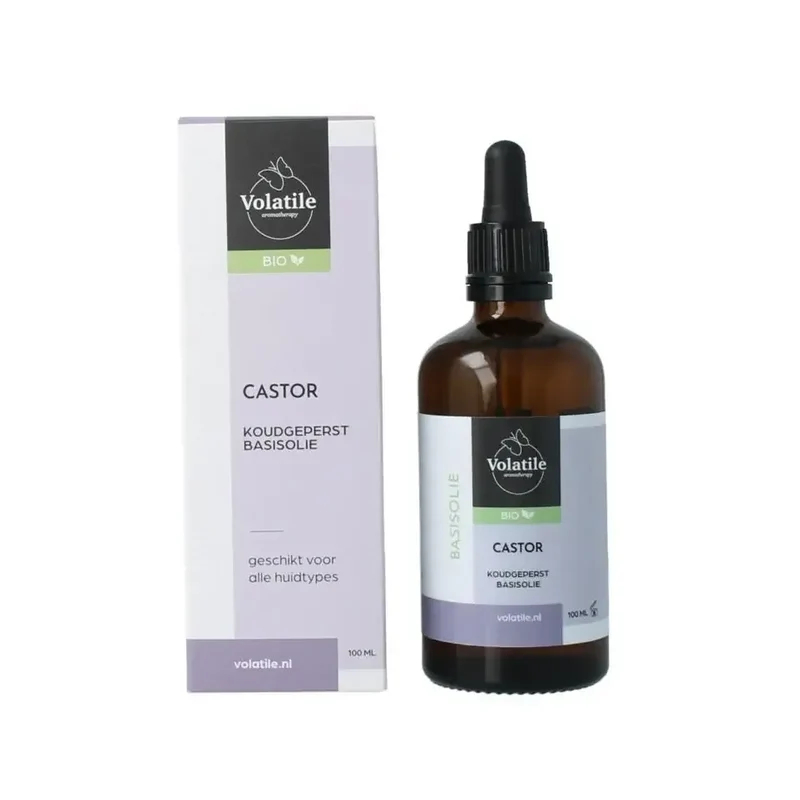 Volatile Castor koudgeperst basisolie bio 100 ml