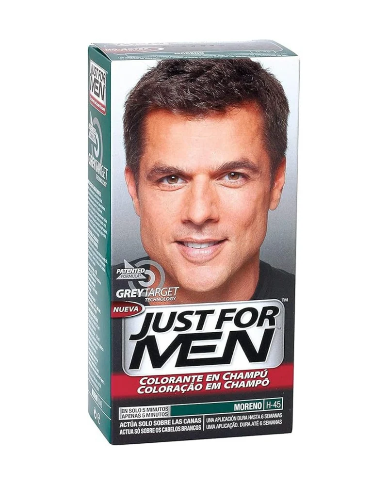Just For Men Colorante en Champú – Tono Castaño Moreno H-45