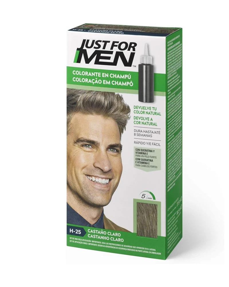 Just For Men Colorante en Gel – Tono Castaño Claro H-25