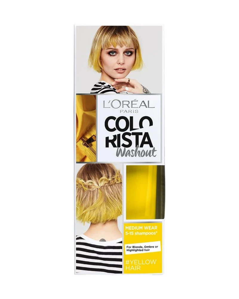 L'Oreal Paris Colorista Coloración Temporal Tono Washout Yellow Hair