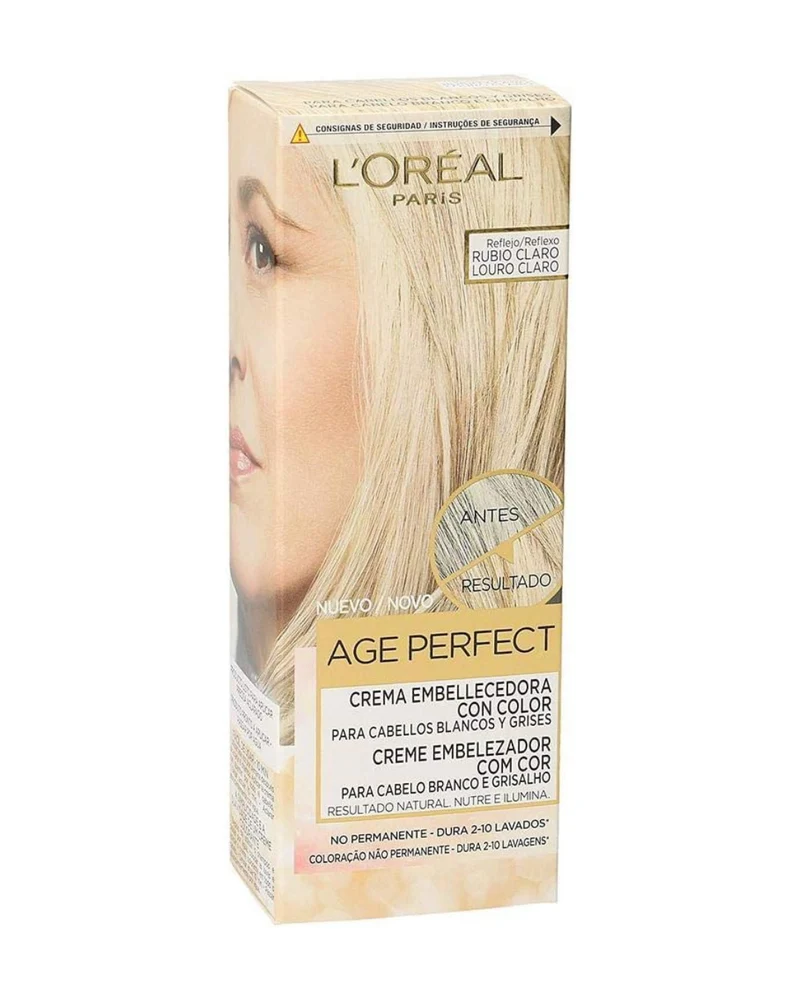L'Oreal Paris Age Perfect Crema Embellecedora con Color - Tono Rubio Claro