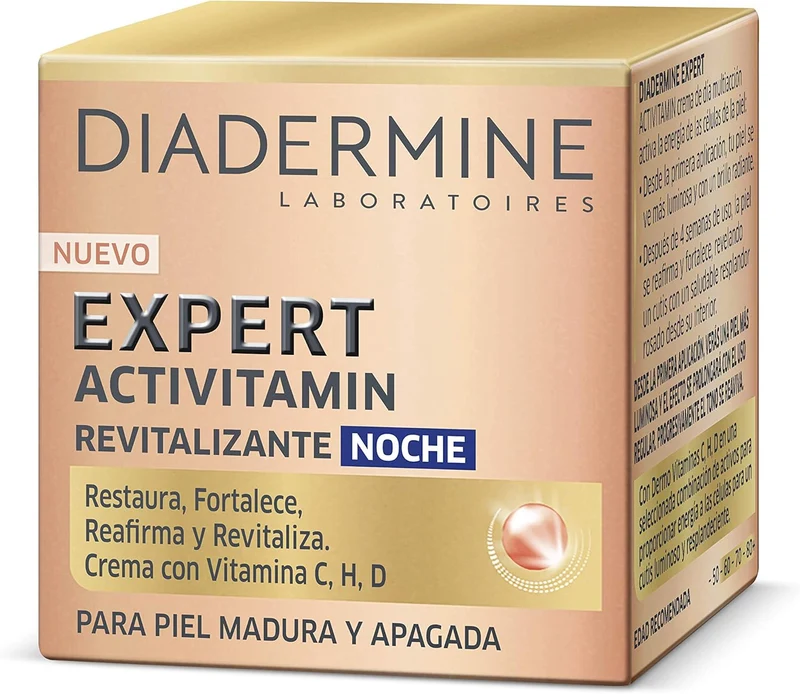 Diadermine Expert Activitamin - Crema Revitalizante Noche, 50 ml