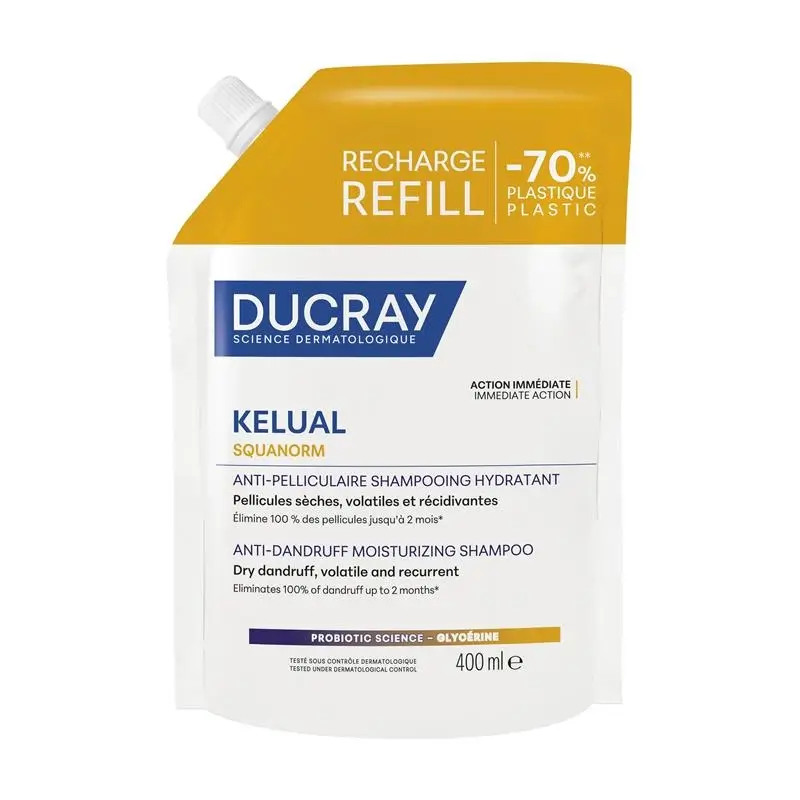 Ducray Kelual Squanorm Ch C Seca Eco Recarga, 400 ml