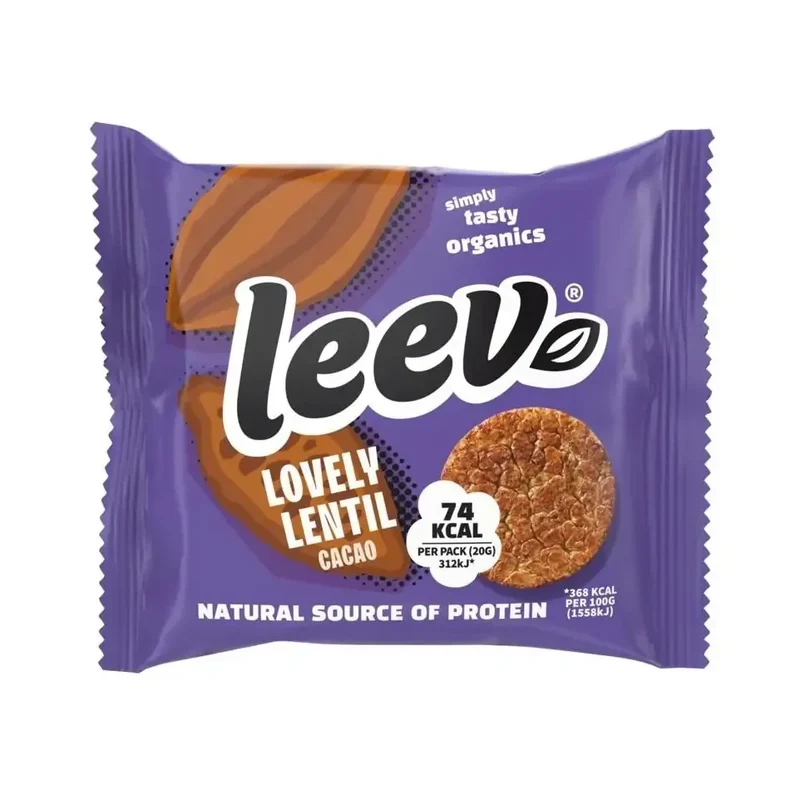Leev Lovely lentil cakes cacao demeter biologisch