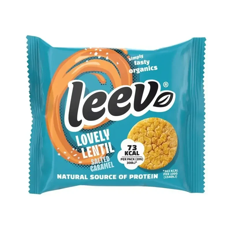 Leev Lovely lentil cakes caramel demeter biologisch