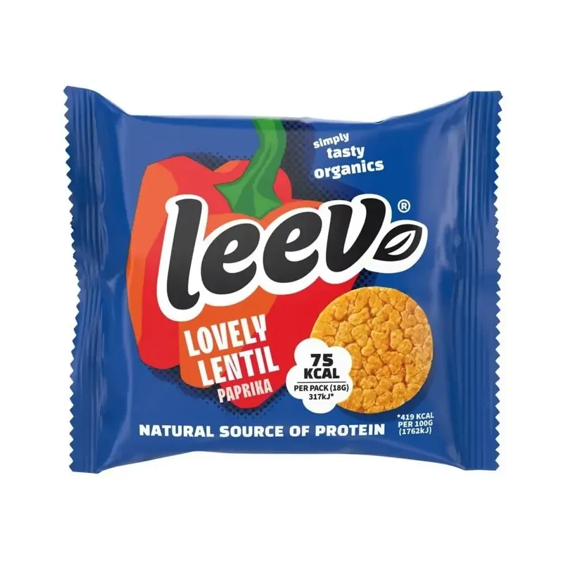 Leev Lovely lentil cakes paprika demeter biologisch