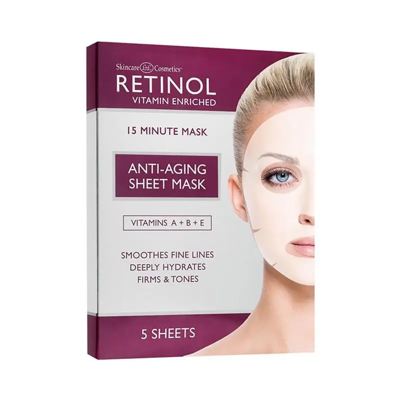 Retinol Anti-aging sheet mask 5 stuks