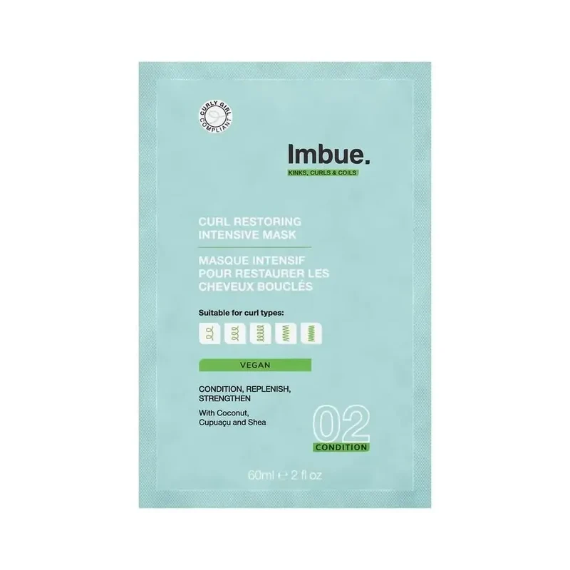Imbue Curl restoring intensive mask sachet 60 ml