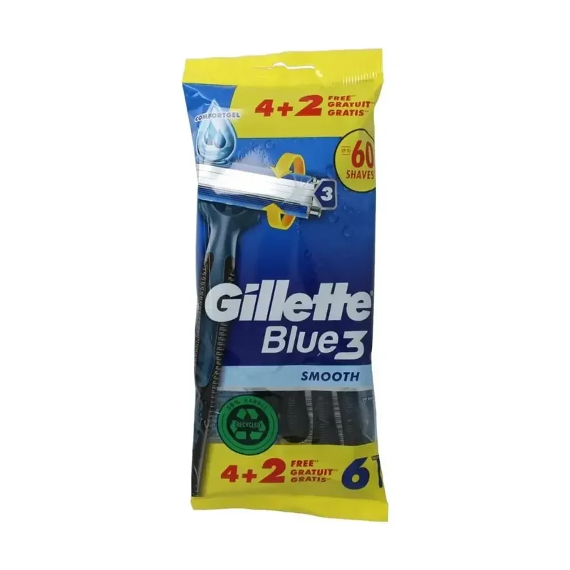 Gillette Blue 3 wegwerpmesjes 6 stuks