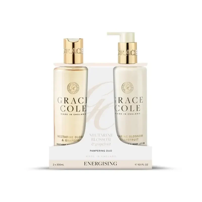 Grace Cole Nectarine blossom & grapefruit body care duo 2 stuks