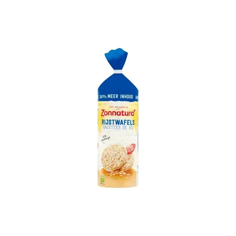 Zonnatura Rijstwafel naturel 130 gram