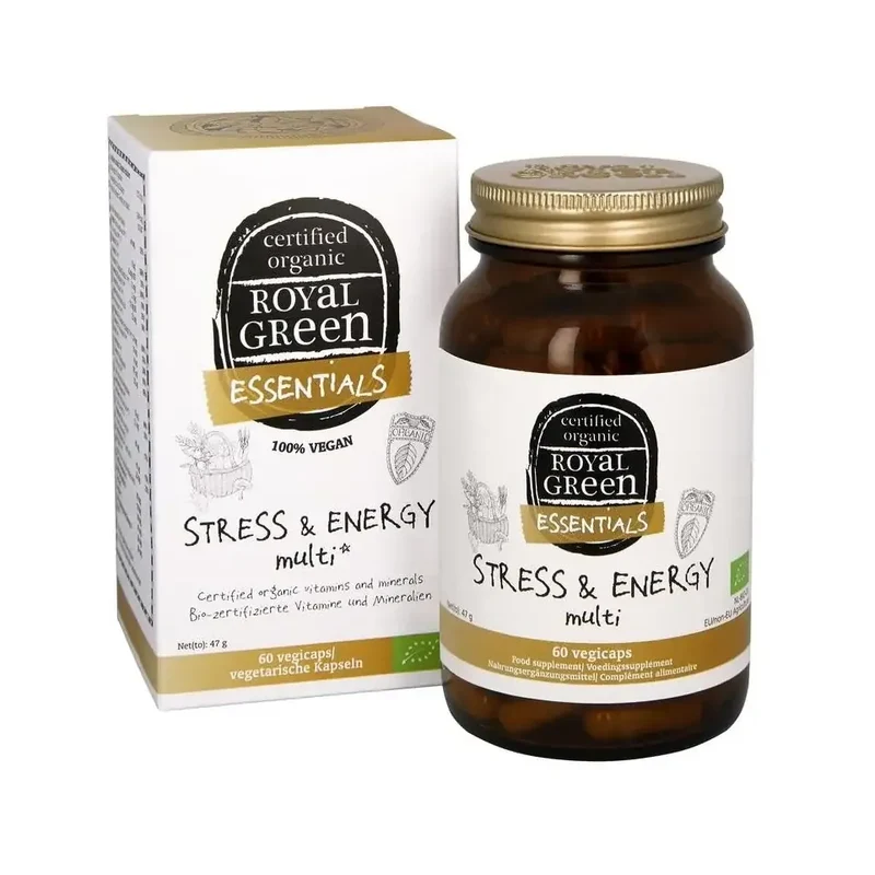 Royal Green Stress & energy multi biologisch 60 vcaps