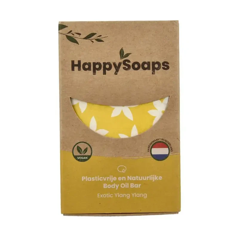 Happysoaps Body oil bar exotic ylang ylang 70 gram