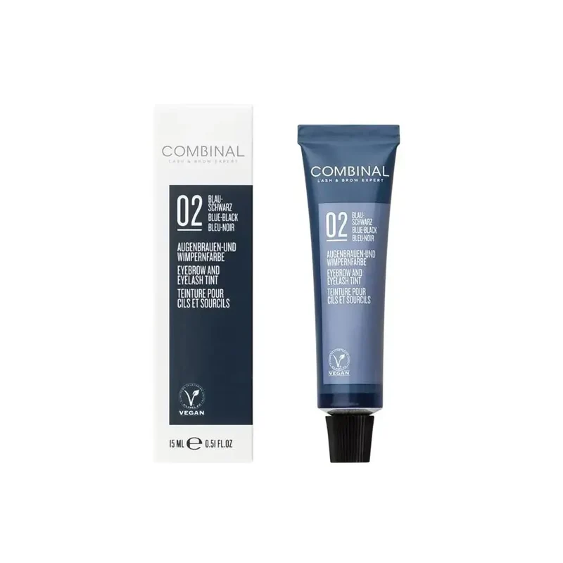 Combinal Wenkbrauwen wimperverf blauw/zwart 15 ml