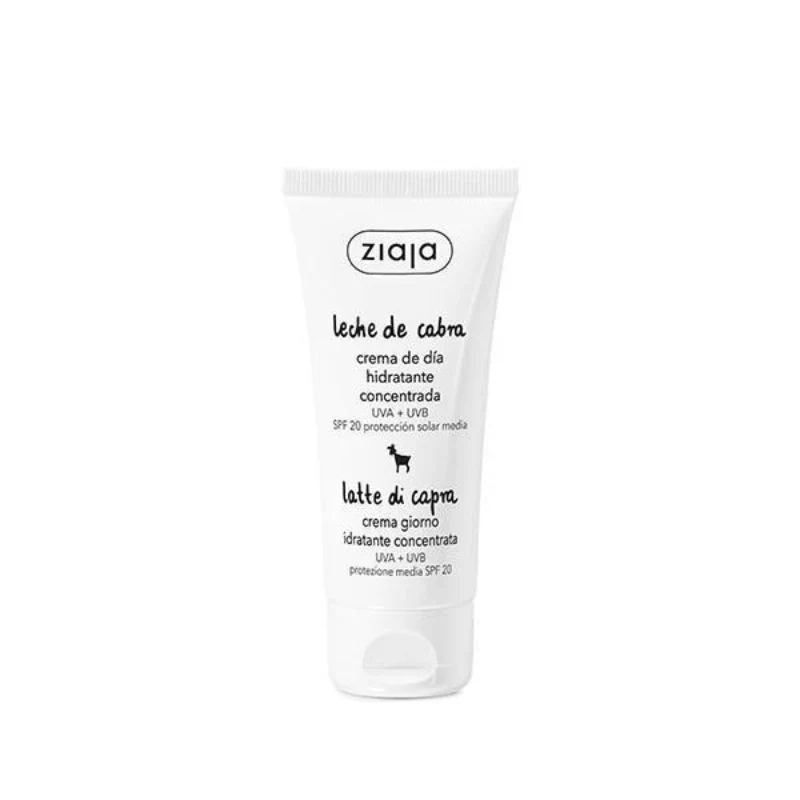 Crema de día hidratante concentrada SPF20 Leche de Cabra