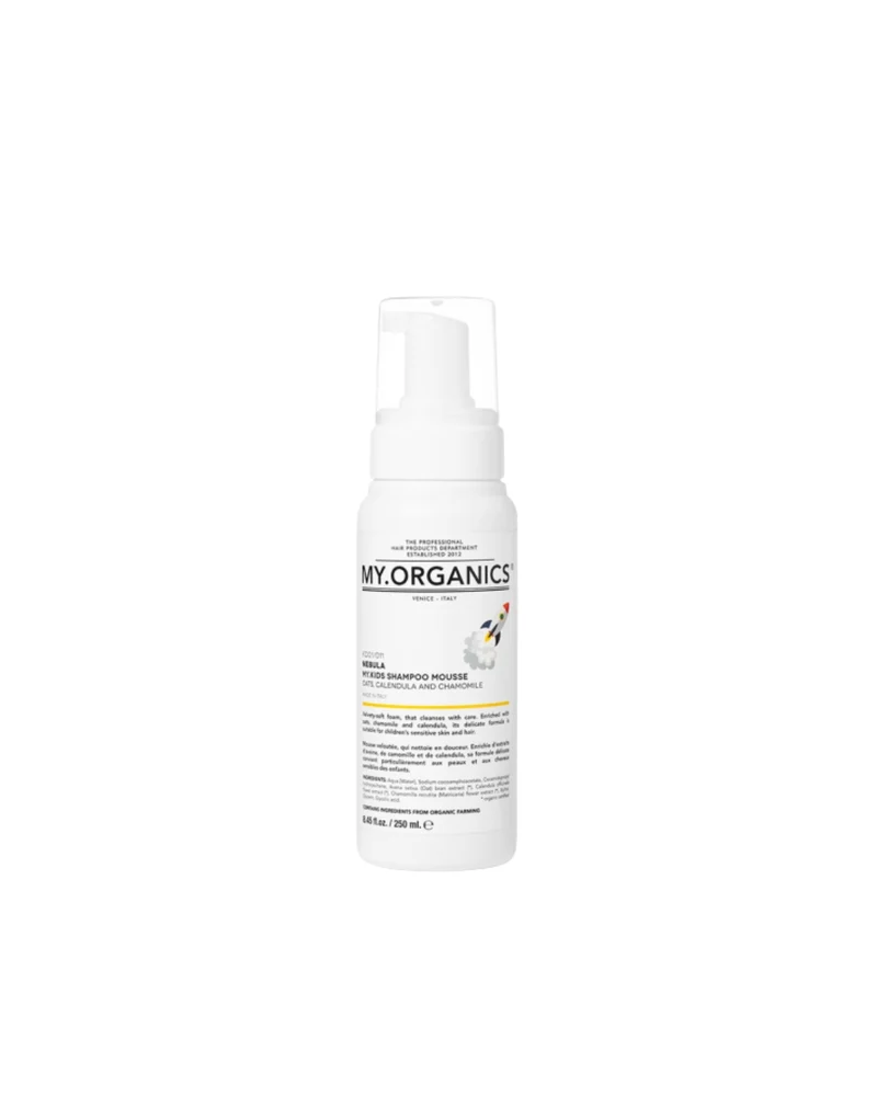 MY.ORGANICS MOUSSE NEBULA – Shampoo mousse delicato per bambini