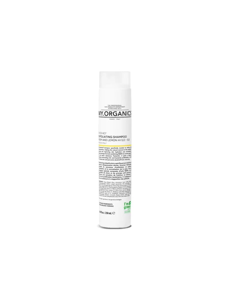 MY.ORGANICS EXFOLIATING SHAMPOO – Shampoo esfoliante e purificante per cute con forfora