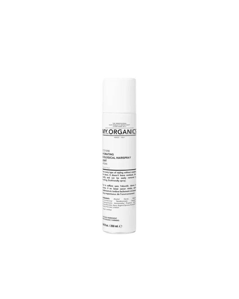 MY.ORGANICS HYDRATING ECOLOGICAL HAIRSPRAY LIGHT – Lacca ecologica a tenuta leggera