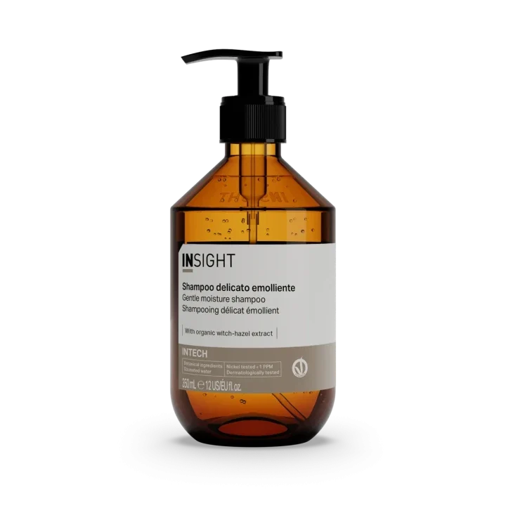 INSIGHT INTECH SHAMPOO DELICATO EMOLLIENTE – shampoo professionale senza solfati per il mantenimento dei trattamenti liscianti
