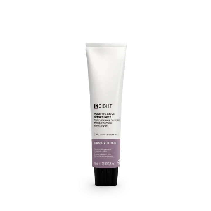 INSIGHT DAMAGED HAIR MASCHERA CAPELLI RISTRUTTURANTE – maschera professionale nutriente per capelli danneggiati e stressati
