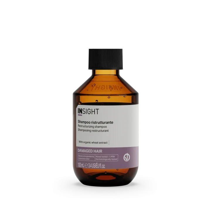 INSIGHT DAMAGED HAIR SHAMPOO RISTRUTTURANTE – shampoo professionale riparatore per capelli danneggiati e stressati
