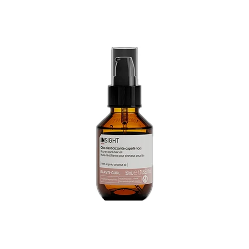 INSIGHT ELASTI-CURL OLIO ELASTICIZZANTE CAPELLI RICCI – olio professionale nutriente e anti-crespo per capelli mossi, ricci e coily