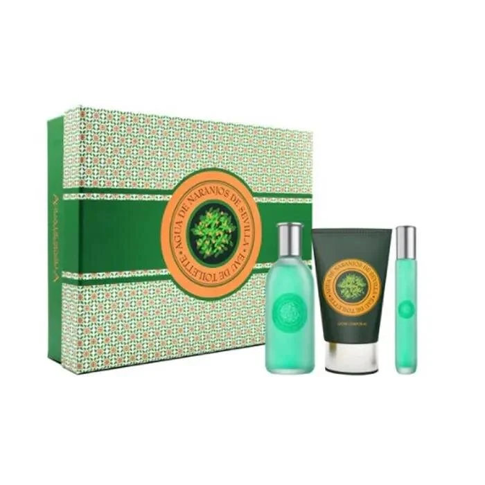 Aire De Sevilla Agua De Naranjos Eau De Toilette Spray 125ml Set 3 Piezas