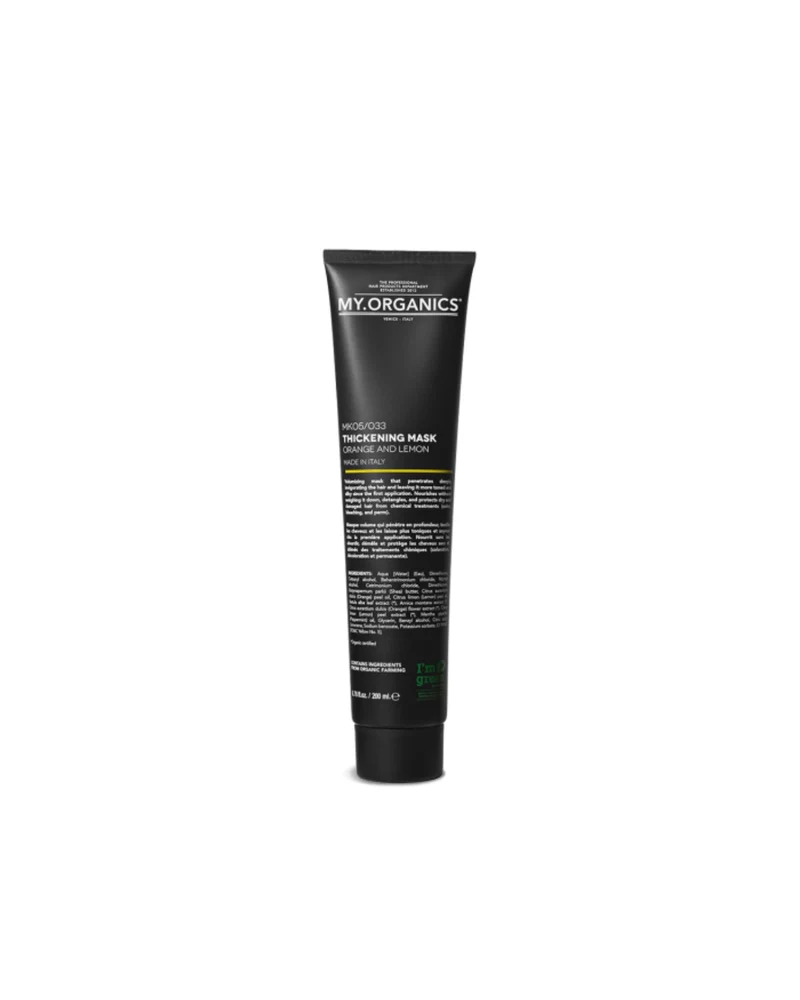 MY.ORGANICS THICKENING MASK – Maschera volumizzante per capelli fini e danneggiati