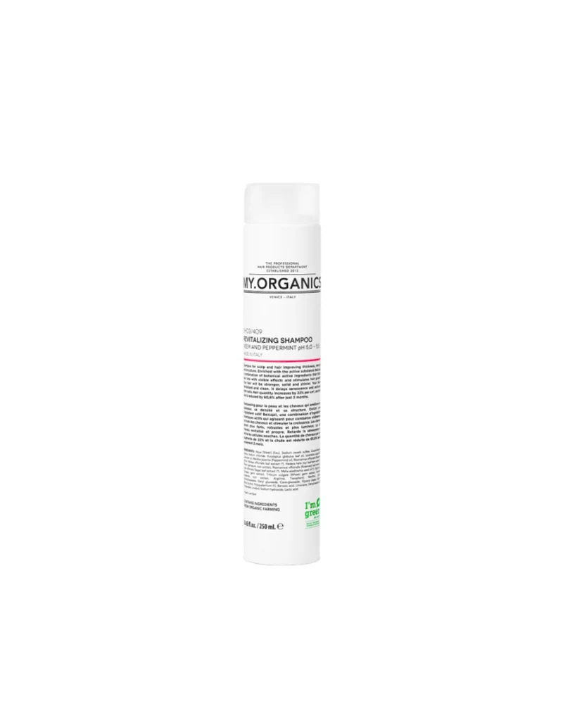 MY.ORGANICS REVITALIZING SHAMPOO – Shampoo coadiuvante anticaduta e fortificante