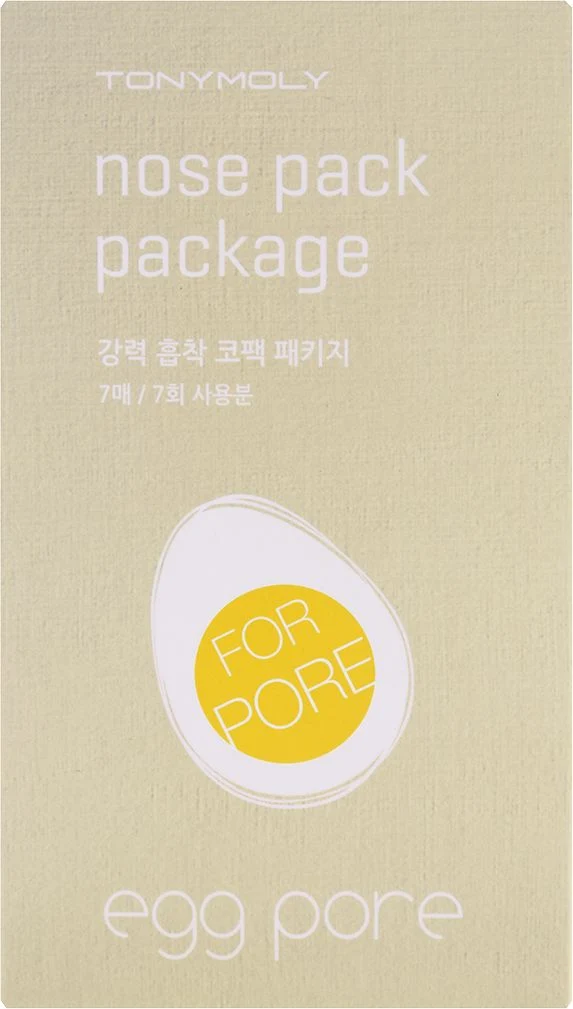 Tonymoly Egg Pore Nose Pack Package 7 Toallitas