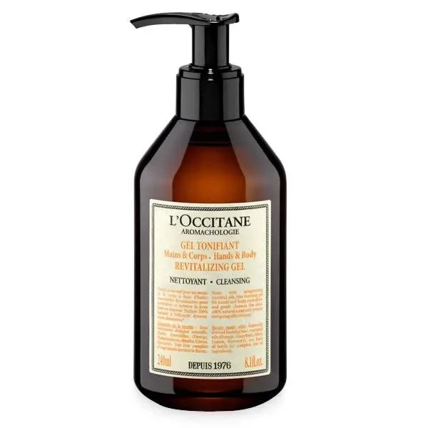 Loccitane Aromachologie Gel Limpiador De Manos Y Cuerpo Tonificante 240ml