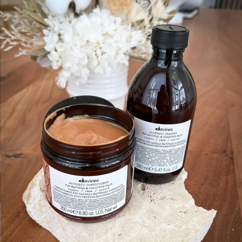 Davines - Champú con Pigmentos Cobrizo Alchemic Copper 280 ml