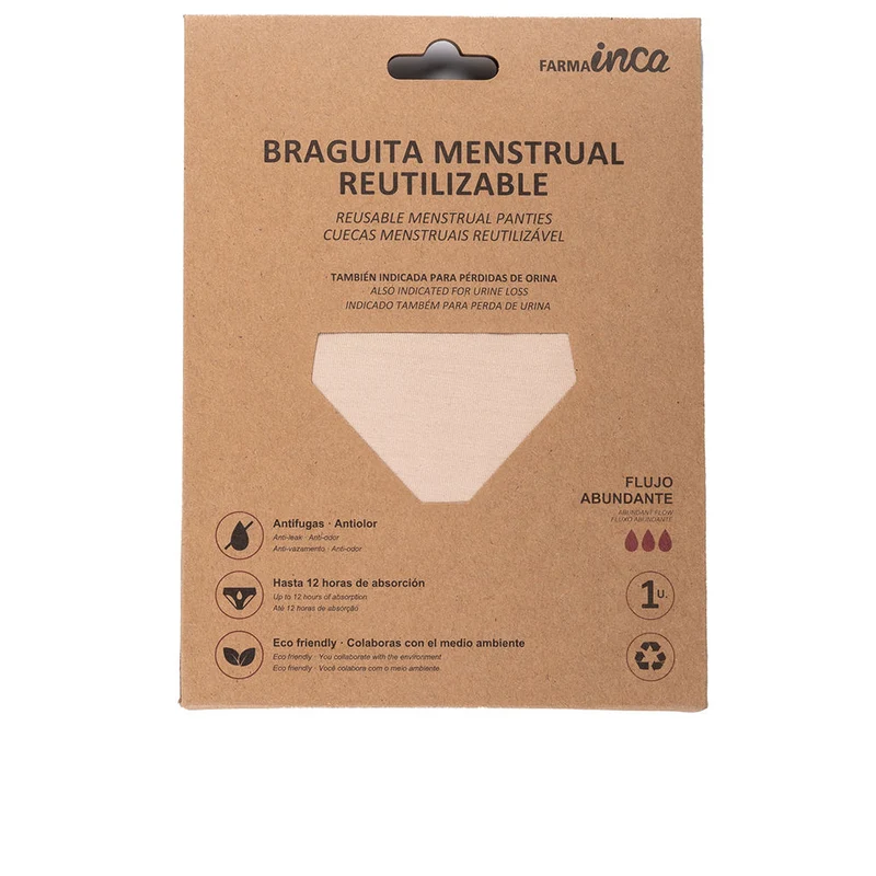 INCA - Higiene - BRAGUITA MENSTRUAL / (8 opciones)
