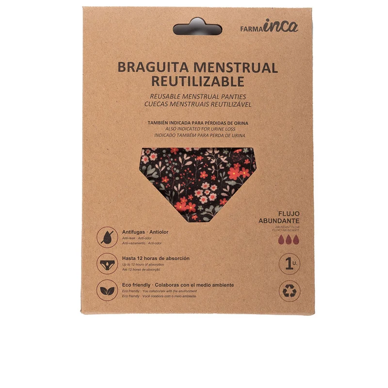 INCA - Higiene - BRAGUITA MENSTRUAL / (8 opciones)