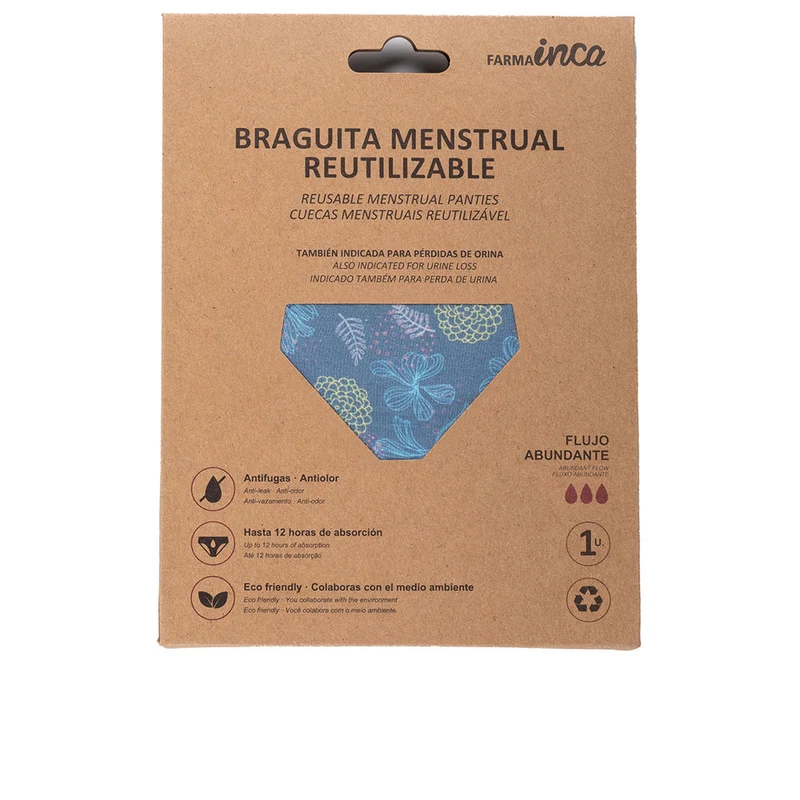INCA - Higiene - BRAGUITA MENSTRUAL / (8 opciones)