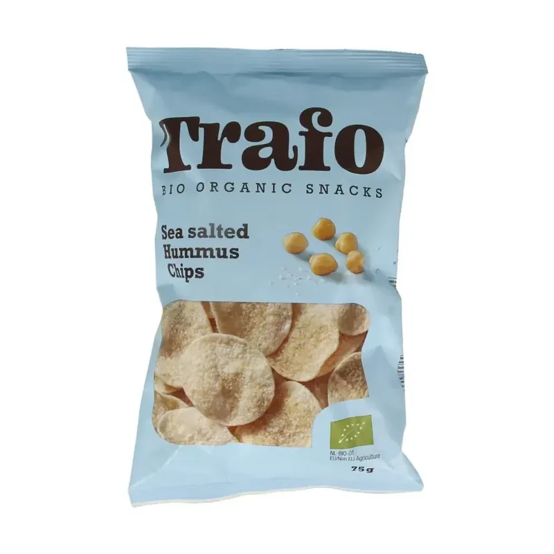 Trafo Hummus chips seasalt 75 gram