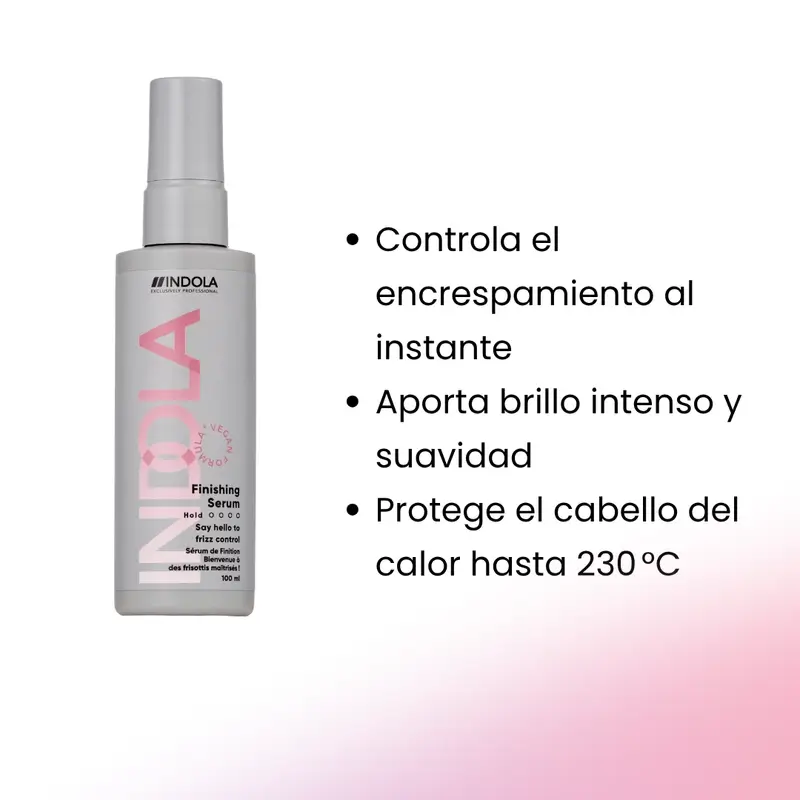 Indola Sérum De Acabado Antiencrespado Profesional, 100 Ml