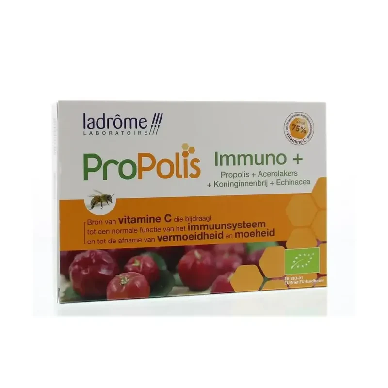 La Drome Propolis immuno+ 10 ml 20 ampullen