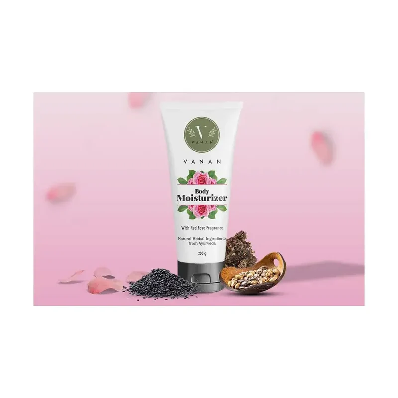 Vanan Moisturizer red rose 200 gram