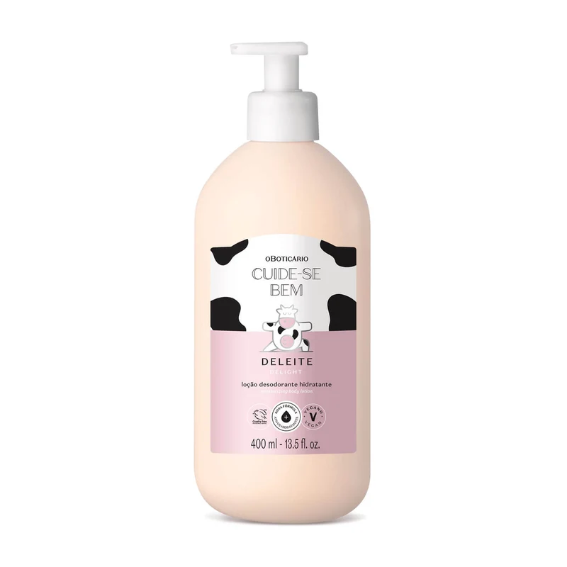 Loción Hidratante Corporal Deleite 400Ml Cuide-Se Bem